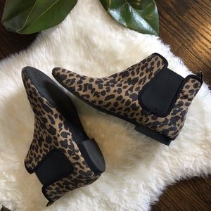 Old Navy Leopard Print Booties Sz 7